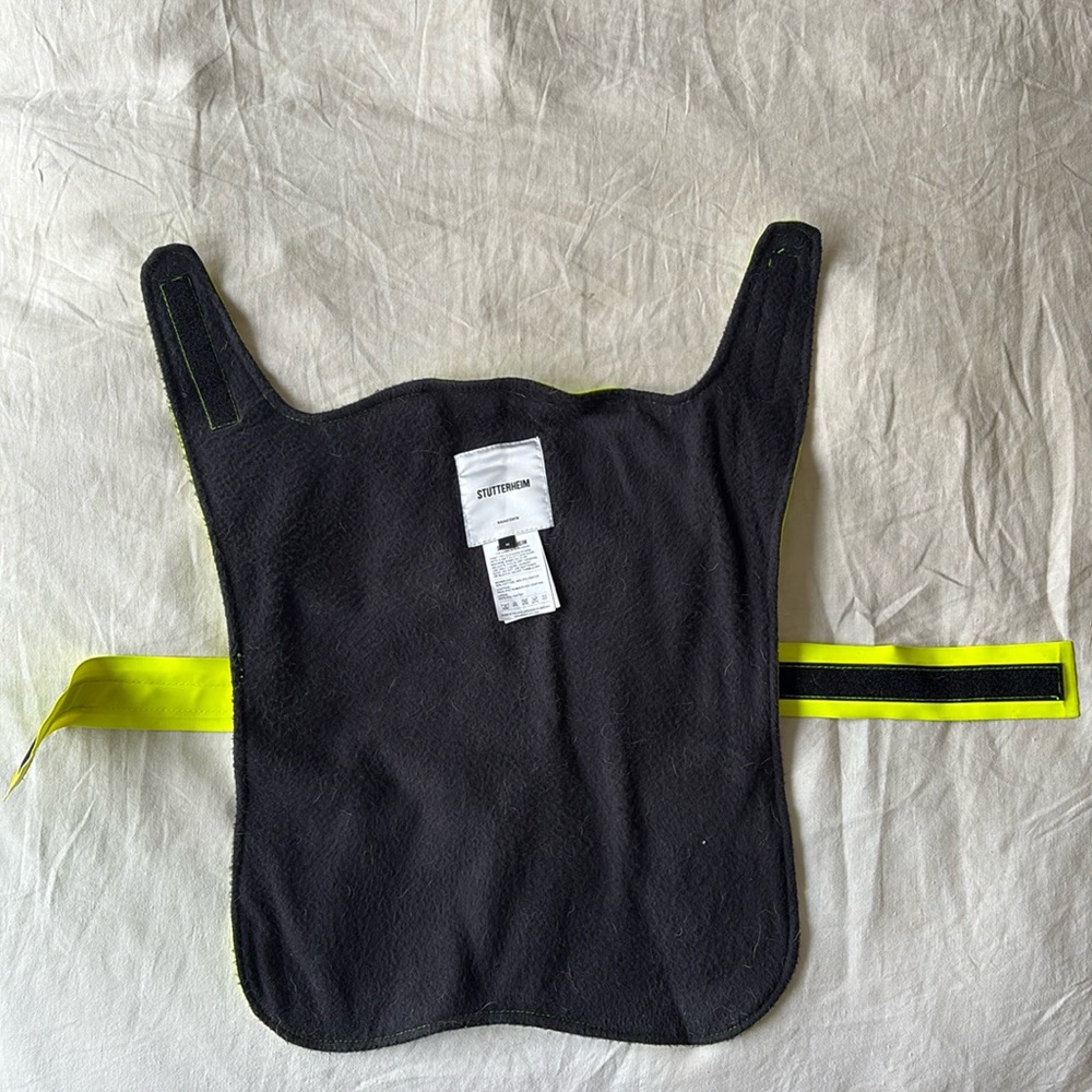 Stutterheim Dog Raincoat Neon Yellow Size M - Picture 3 of 8